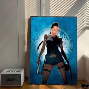 Angelina Jolie - Tomb Raider Movie Poster, Lara Croft Video Game Wall Decor - Picture 1 of 5