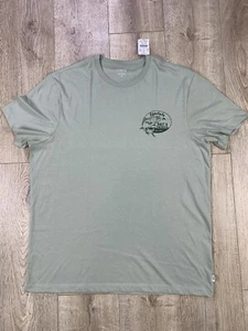 J Crew Green Shirt Men XL Pullover Short Sleeve Upstate Bait & Tackle Fish Shirt - Picture 1 of 22