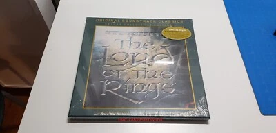 THE LORD OF THE RINGS SOUNDTRACK DOUBLE LP 12" VINYL RECORD Deluxe Box Set - Imagem 1 de 4