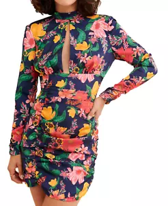 FINDERS KEEPERS ANTHROPOLOGIE COCO CABANA TROPICAL FLORAL LONG SLEEVE DRESS 8 - Picture 1 of 17
