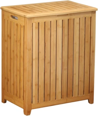 Oceanstar Spa-Style Bamboo Laundry Hamper - Image 1 of 4