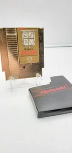 THE LEGEND OF ZELDA (Nintendo, NES) Videospiel GETESTET & FUNKTIONIERT GOLD CART - Bild 1 von 3