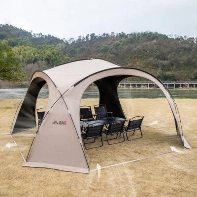 Tienda de campaña con cúpula grande a prueba de agua/viento protección UV para senderismo playa al aire libre Foto 1 de 4