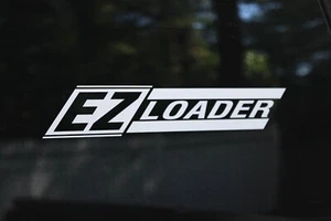 2x EZ Loader Boats Trailer Vintage Fishing Hull Marine Decals Water Ski Stickers - Imagen 1 de 3