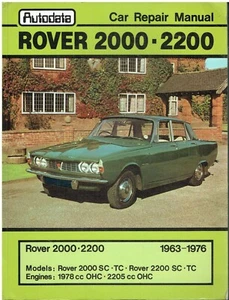 ROVER P6 2000 & 2200 (1963-76) OWNERS WORKSHOP MANUAL - Picture 1 of 1