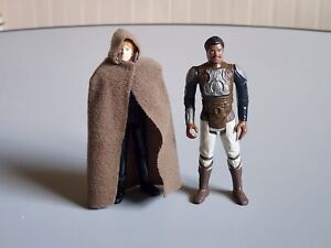 Vintage Star Wars Luke Skywalker Jedi Knight and Skiff Guard Lando 1983 Kenner