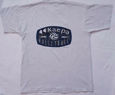 Vintage 90s Kaepa Volleyball Single Stitch T Shirt Men's size XL Tee Beach Fruit - Image 1 of 4
