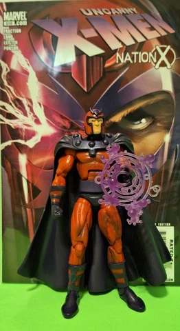 Marvel Legends MAGNETO - JUBILEE BAF + GREAT COMIC UNCANNY X-MEN: NATION X # 516 Cover