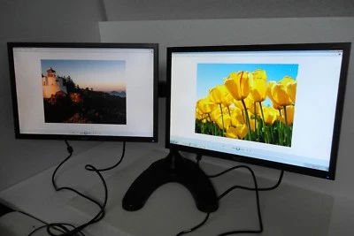 ACER V223W V223WL V226WL 22" Widescreen Dual Monitor VGA DVI 1680x1050 w/Stand - Image 1 of 4