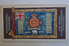 Regimental Colours Vintage Pre WWI Gallahers Trade Card Royal Dublin Fusiliers