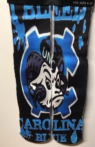 Carolina Tarheels Socks 3d Sublimation Cover