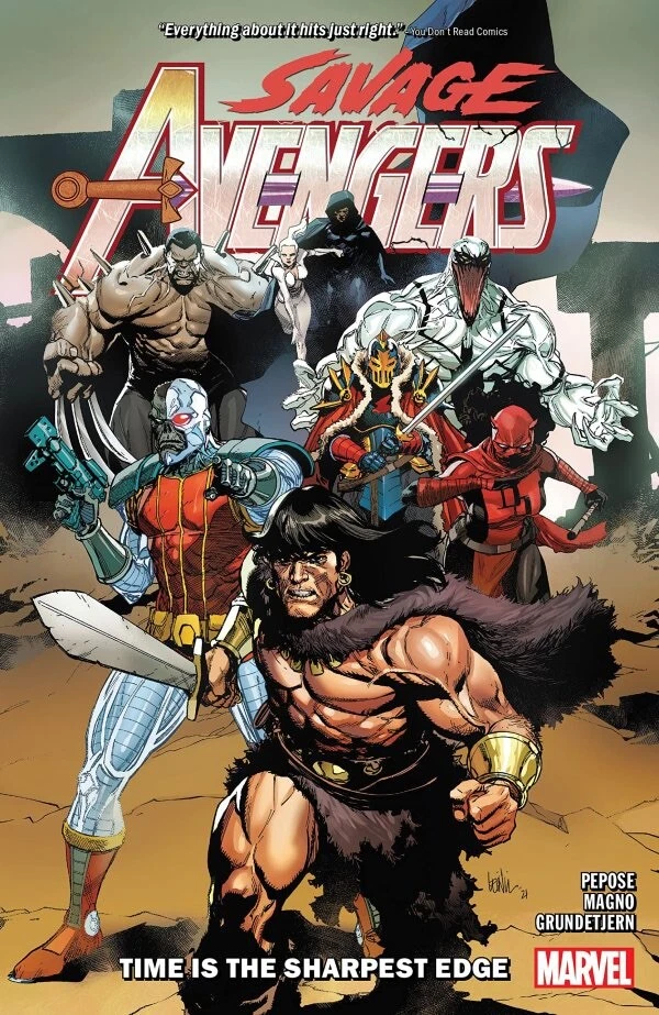Marvel Comics Savage Avengers Vol. 1: Time is the Sharpest Edge’ (2022) TP Foto 1 de 1