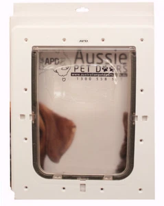 Aussie Pet Doors MEDIUM Dog Door Suits Glass Windows, Doors & Security Screens - Picture 1 of 12