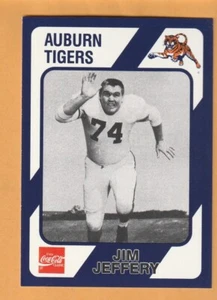 Jim Jeffery Auburn Tigers 1989 Card #564 1957 Champs Chattanooga Tennessee 13A - Picture 1 of 2
