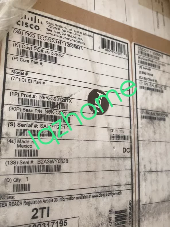 N9K-C93128TX Cisco Nexus 9300 96 port 100M/1/10G-T, 8 port 40G QSFP - Image 1 of 1