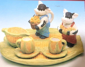 JUEGO DE TÉ DE VACA Young's Collectables, Nuevo (30338) - Imagen 1 de 3