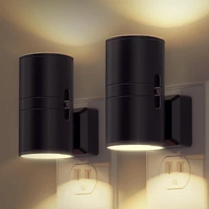 Night Light Plug In, Modern Night Lights Plug into Wall, Dusk to Dawn Sensor, So - Picture 1 of 8