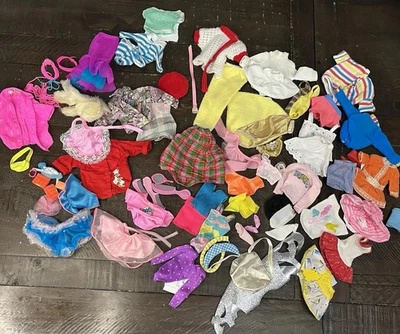 Huge Lot Vintage Barbie, Skipper Clothes Gowns Dresses estate Find 70+ Pieces - Image 1 of 4