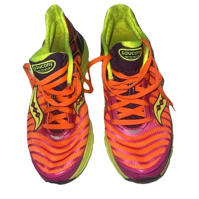 Saucony Kinvara 3 Neon 10157-9 Neutral Light Marathon Running Shoes Women's 9.5 - Image 1 of 4