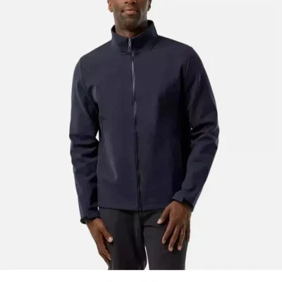 NEW 32 Degrees Men's Size M Full-Zip Jacket Polyester Navy Blue Windbreaker - Image 1 of 4