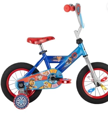 Bicicleta para niños Huffy 12" Paw Patrol, se adapta a ciclistas de 3'1" - 3'5", azul, niño, niño Foto 1 de 4
