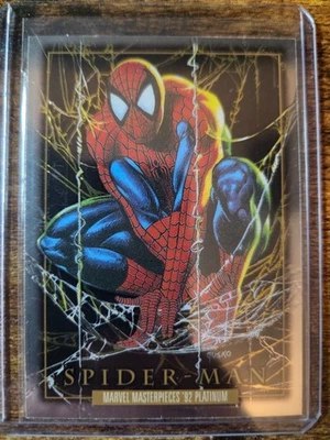 2024 Marvel Masterpieces '92 Platinum Spider-Man #87 - Image 1 of 2