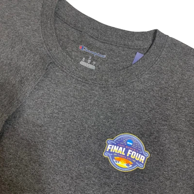 Champion NCAA Women’s 2025 Final Four Small Dark Gray Cotton Short Sleeve Shirt - Image 1 of 4