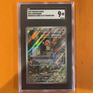 Pokemon Promo 2023 #044 Charmander Fiamme Ossidiana Elite Scatola Allenatore SGC 9 - Foto 1 di 2