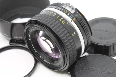 Lente testada baixo uso Nikon Ai S AIS NIKKOR 50mm F1.4 Prime PROTETOR DE CAPÔ MT45 - Imagem 1 de 4