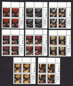 Trades Definitive Canada 1999-2007 #1673-1680 Low Values General Issue UL BLOCKS - Picture 1 of 1