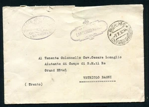 b. franchigia da PISA del 1931 CARTEGGIO REALE AIUTANTE DI CAMPO GEN. per Trento - Bild 1 von 2