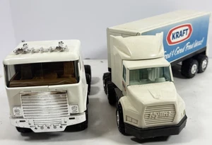 Lot of 2 Vintage Nylint Kraft Foods Semi Trucks – 1980s – Metal & Plastic - Picture 1 of 14