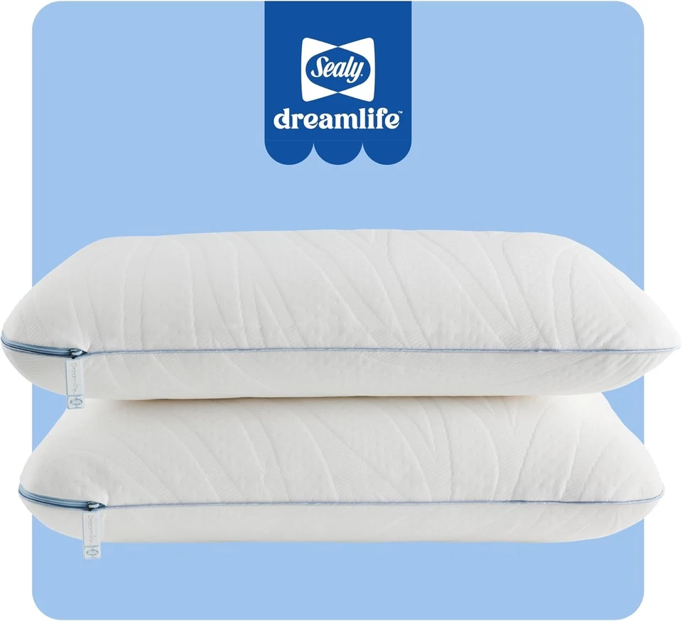 SEALY Dreamlife Queen Size Memory Foam Cooling Surface Guard Technology, Removab - Image 1 of 4