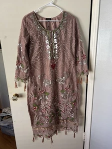 Neu mit Etikett Indya Luxe indische/pakistanische Damen Tunika Größe Medium " - Bild 1 von 12
