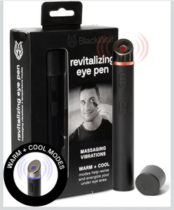 Black Wolf Revitalizing Eye Pen Soothing massaging Vibration Technology - Picture 1 of 4