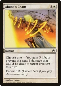 (3x) ABUNA'S CHANT - Fifth Dawn – MTG Magic the Gathering Card - Common - Picture 1 of 5