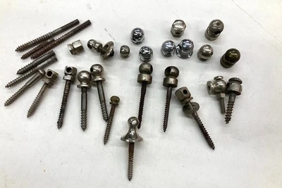 Lote de piezas de banjo vintage 12+ rezagas de accesorio de cordal de banjo Luthier lote de piezas Foto 1 de 4