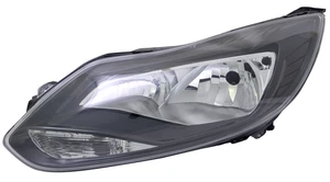 Scheinwerfer links für Ford Focus MK3 2011-2014 H1 H7 LWR Stellmotor Schwarz - Bild 1 von 4