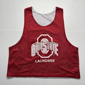 Ohio State University Buckeyes Lacrosse Penny Jersey Reversible Red White - Picture 1 of 7