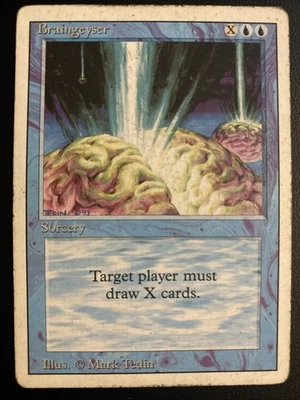 English - MTG Braingeyser - HP - Revised (3rd) Edition - Image 1 of 2