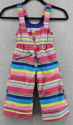 Obermeyer Snoverall Baberos de Esquí Niño Pequeño Talla 2 Nieve I-Grow Extender Invierno Colorido Diversión Foto 1 de 4