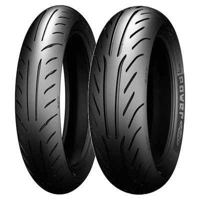 COPPIA GOMME MICHELIN 120/70-13 53P + 130/60-13 53P POWER PURE SC - Immagine 1 di 4