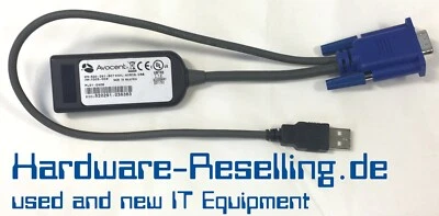 Avocent AVRIQ-USB 520-291-507 KVM IP Cable Adapter mit RJ-45 und VGA + USB - Bild 1 von 3