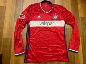 Chicago Fire 2016 Home Adidas Adizero Soccer Jersey Shirt Size M - Picture 1 of 7