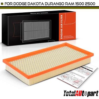 Filtro de aire del motor para Dodge Ram 1500 1994-2001 Ram Dakota Jeep Cherokee delantero Foto 1 de 4