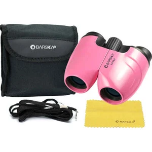 Barska 10x25mm Pink Blueline Binoculars w/ Carry Case & Neck Strap, CO11370 - Picture 1 of 3