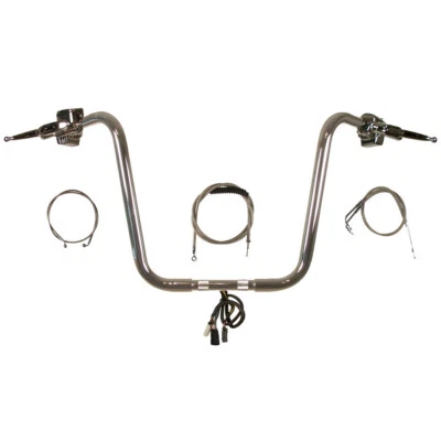 Manillar Ape Hanger 1 1/4" cromado 16" CKit 2007-2010 Harley-Davidson Softail Foto 1 de 4