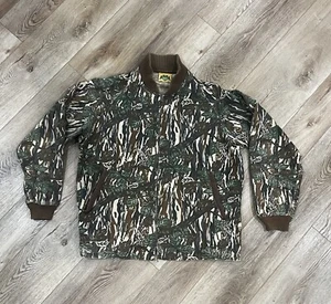 Ideal Camouflage Vintage Camo Jacket Size Large Leaf Hunting Woodland - Picture 1 of 13