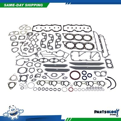DNJ FGS6016 Graphite Full Gasket Set For 86-95 Infiniti Nissan 200SX 3.0L SOHC - Image 1 of 3