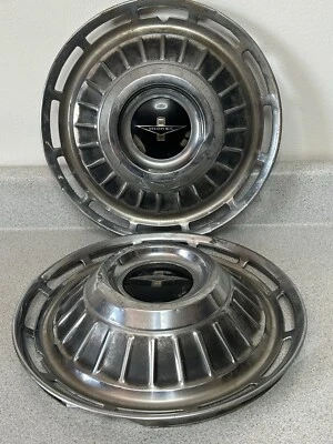 Chevrolet 1962 1963 Corvair 900 Monza 13" tapacubos tapacubos juego de 2 cubiertas de rueda Foto 1 de 4
